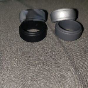 Men's silicone wedding rings Size 7